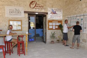 Die Tauchbasis des The Oasis, Marsa Alam, Aegypten