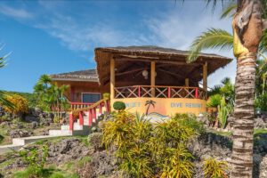 Das Restaurant des Sunset Dive Resort, Bohol, Philippinen