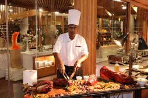 Gamenfreuden im Cinnamon Velifushi, Malediven