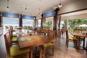 Das Restaurant des Solitude Lembeh Resort, Solitude World, Sulawesi, Indonesien