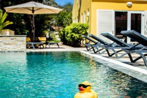Pool des Bayside Boutique Hotel Curacao, Karibik