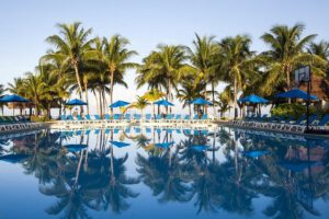 Der Pool des Allegro Cozumel, Yucatan, Mexiko