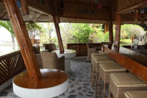 Die Bar des Magic Island Dive Resort, Cebu, Philippinen