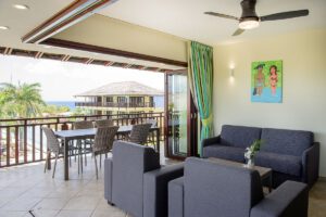 Ein Apartment im Lions Dive & Beach Resort, Curacao, Karibik