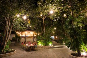 Abendstimmung im Magic Ocean Dive Resort, Bohol, Philippinen