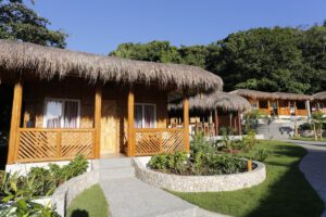 Die Anlage des Magic Ocean Dive Resort, Bohol, Philippinen