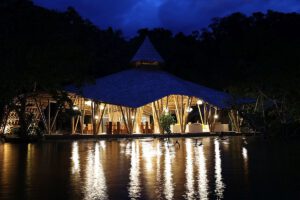 Restaurant des Cabilao Sunset Dive & Beach Resort, Bohol, Philippinen