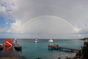 Regenbogen, Captain Don's Habitat, Bonaire, Karibik