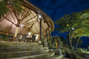 Sternenhimmel, Alam Batu Beach Bungalow Resort, Bali, Indonesien