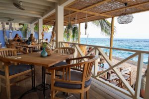 Das Restaurant des Scuba Lodge Oceanfront Boutique Hotel, Willemstad, Curacao