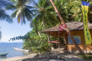 Die Tauchbasis, Sali Bay Resort, Halmahera, Indonesien