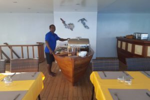 Buffet auf der Carpe Novo, Malediven