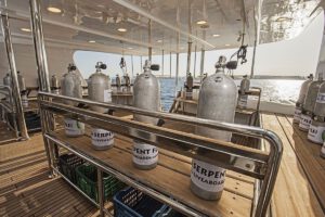 Das Tauchdeck, M/Y Excellence, Serpentfleet, Aegypten