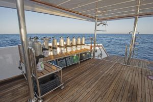 Tauchdeck, M/Y Serena, Serpentfleet, Aegypten