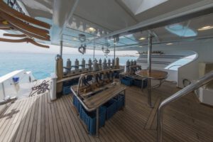 Das Tauchdeck der Golden Dolphin 1, Golden Dolphin Safari World, Aegypten