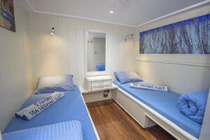 Kabine mit Twin-Betten, M/Y Contessa, Serpentfleet, Aegypten