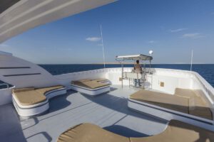 Sonnendeck der Golden Dolphin 2, Golden Dolphin Safari World, Aegypten