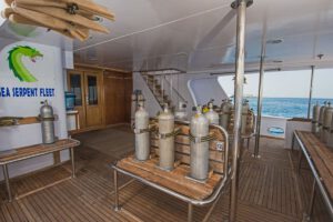 Das Tauchdeck, M/Y Excellence, Serpentfleet, Aegypten