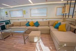 Salon der M/Y Serena, Serpentfleet, Aegypten