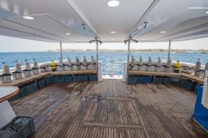 Das Tauchdeck, M/Y Contessa, Serpentfleet, Aegypten