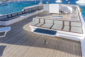 Das Sonnendeck der M/Y Seawolf Felo, Seawolf Safari, Aegypten