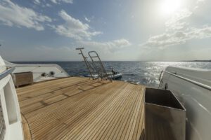 Das Tauchdeck der Golden Dolphin 2, Golden Dolphin Safari World, Aegypten
