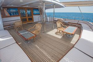 Das Loungedeck, M/Y Contessa, Serpentfleet, Aegypten