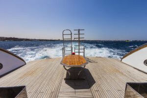 Das Tauchdeck der Golden Dolphin 3, Golden Dolphin Safari World, Aegypten