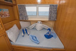 Kabine mit Doppelbett, M/Y Excellence, Serpentfleet, Aegypten