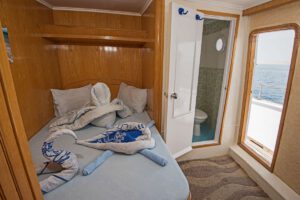Kabine mit Doppelbett, M/Y Excellence, Serpentfleet, Aegypten