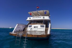 Das Tauchdeck der M/Y Seawolf Soul, Seawolf Safari, Aegypten