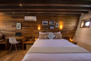 Kabine Unterdeck, Fenides Liveaboard, Indonesien