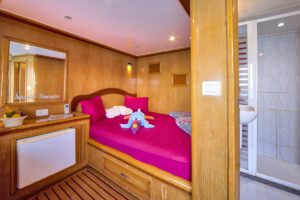 Ein Kabine auf der MY Seawolf Dominator, Seawolf Safari, Aegypten