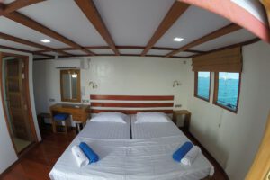 Doppelkabine Oberdeck der MV Keana, Malediven