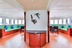 Lounge der Carpe Diem Malediven