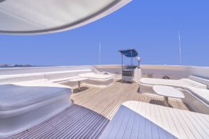 Das Sonnendeck der MY Seawolf Dominator, Seawolf Safari, Aegypten