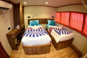 Twin Betten Kabine Oberdeck Emperor Voyager Malediven