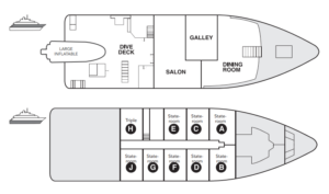Deckplan Nautilus Explorer Mexiko