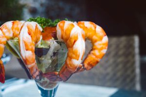 Shrimpcocktail im Atlantis Puerto Galera Resort, Philippinen