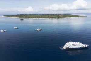 Luftbild der Atlantis Infinity, Philippinen