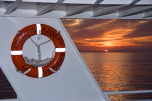 Sonnenuntergang mit der Atlantis Adventurer, Philippinen