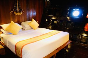 Deluxe Double Unterdeckkabine der Dewi Nusantara, Indonesien