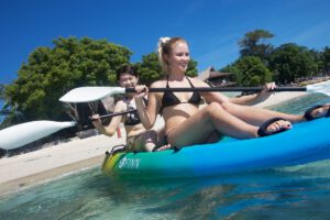 Aktiv im Hai Tide Beach Resort, Nusa Penida, Bali Indonesien