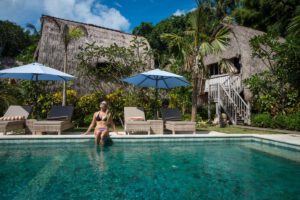Der Pool, Hai Tide Beach Resort, Nusa Penida, Bali Indonesien