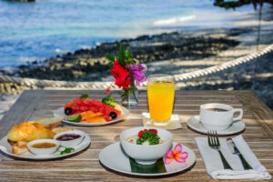 Restaurant, Hai Tide Beach Resort, Nusa Penida, Bali Indonesien