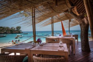 Restaurant, Hai Tide Beach Resort, Nusa Penida, Bali Indonesien