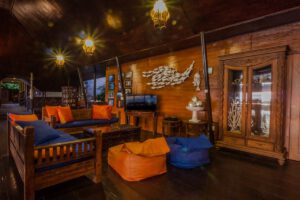 Lounge im Bastianos Bunaken Dive Resort , Indonesien, Sulawesi