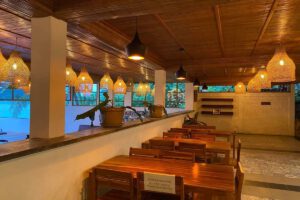 Das Restaurant des Bastianos Froggies Lembeh Resort, Indonesien, Sulawesi