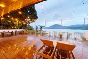 Restaurant des Bastianos Froggies Lembeh Resort, Indonesien, Sulawesi