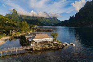 Restaurant des Cooks Bay Resort, Moorea, Französisch Polynesien